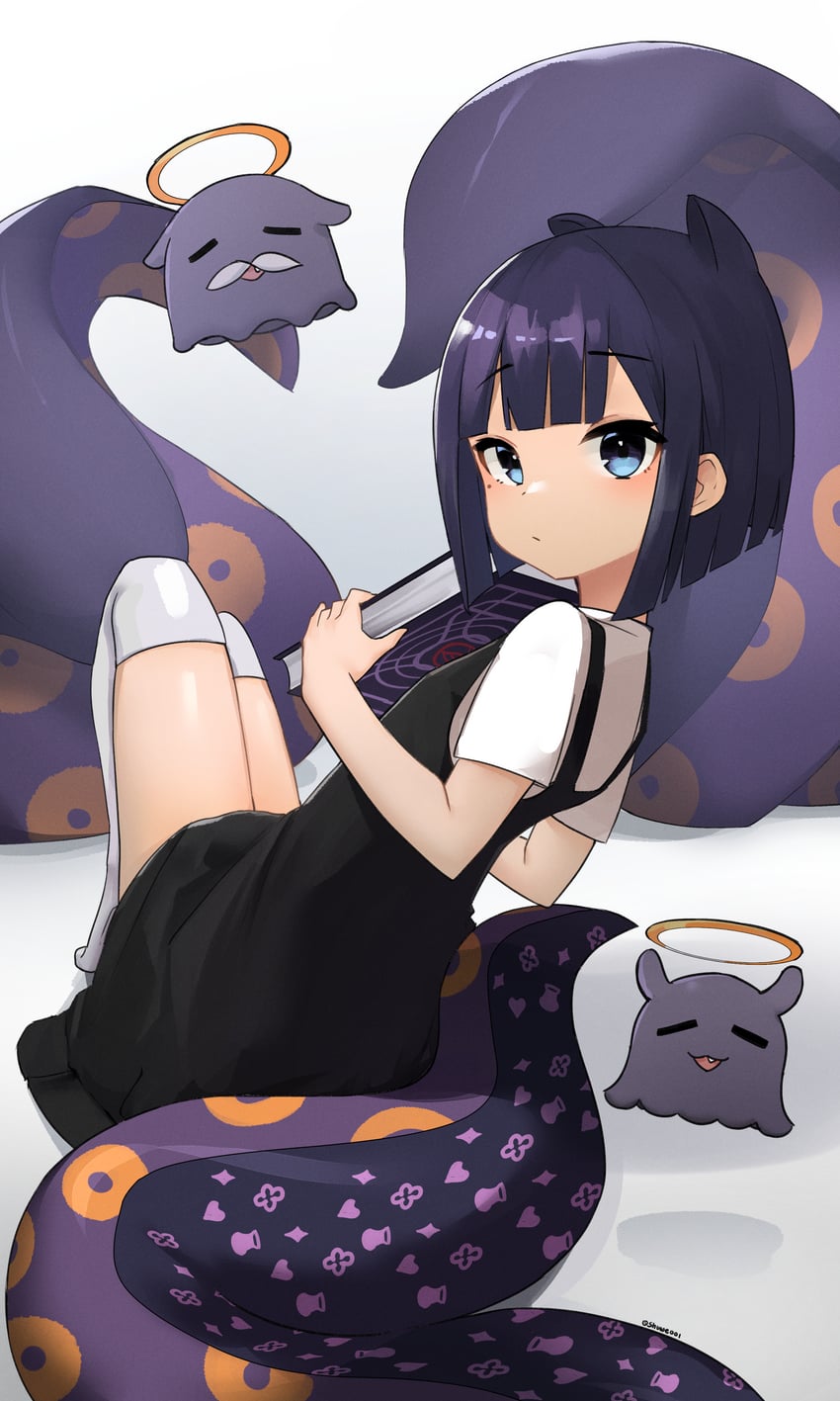 ninomae ina'nis and takodachi (hololive and 1 more) drawn by shuwe001
