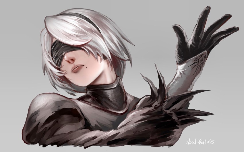 2b (nier and 1 more) drawn by ibuo_(ibukht1015)