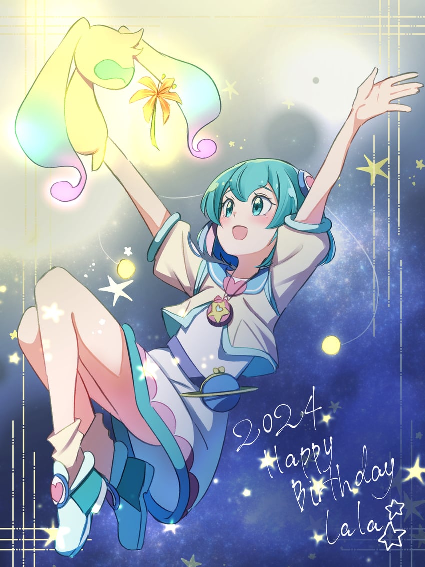 hagoromo lala and uma (precure and 1 more) drawn by toon_(noin)