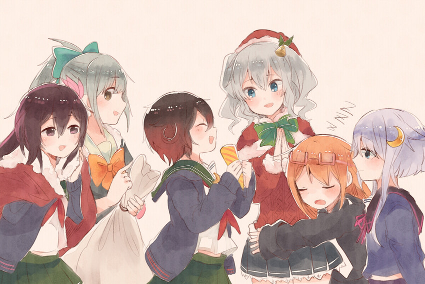 yuubari, mutsuki, kisaragi, yayoi, mochizuki, and 3 more (kantai collection) drawn by itomugi-kun