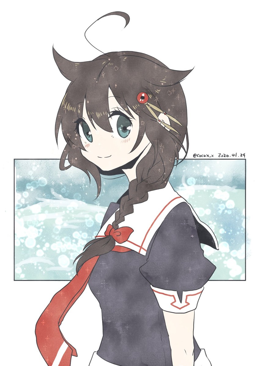 shigure and shigure kai ni (kantai collection) drawn by cocax_x