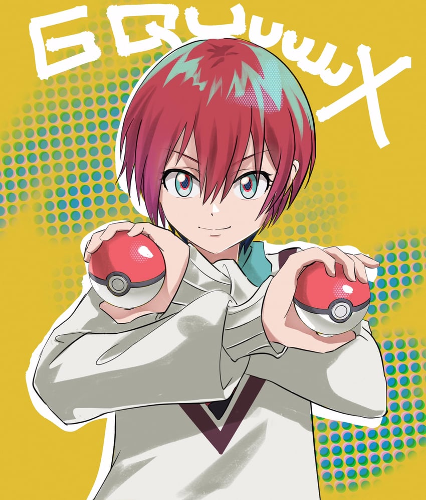 amate yuzuriha (pokemon and 2 more) drawn by miki_(horop)