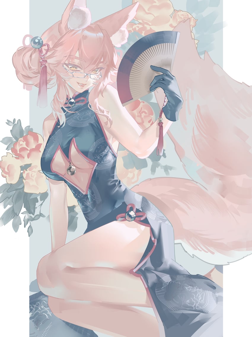 tamamo and koyanskaya (fate and 1 more) drawn by serra1102
