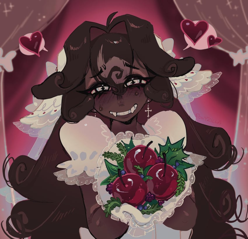 black forest cookie (cookie run and 1 more) drawn by ponyzillaz