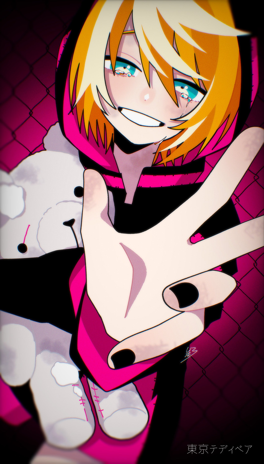 kagamine rin (vocaloid and 1 more) drawn by iroha_(hourai_24)