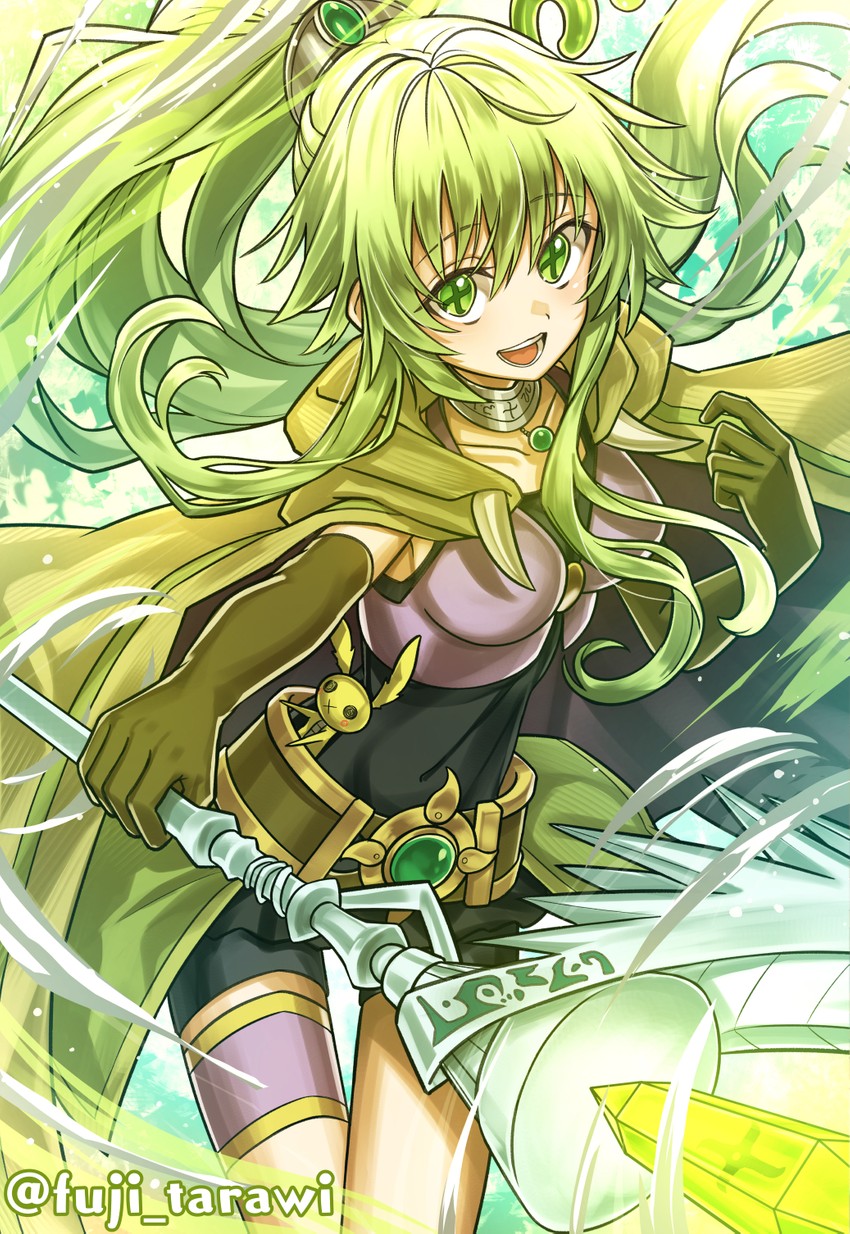 winda and spiritual beast tamer winda (yu-gi-oh!) drawn by fuji_tarawi
