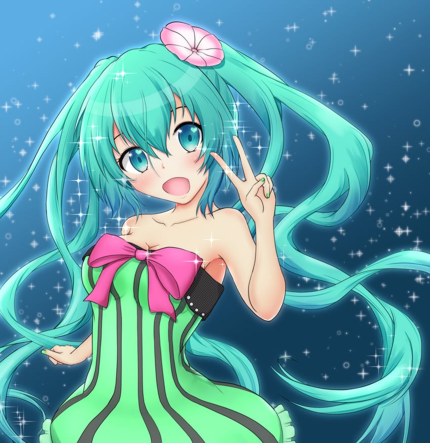 hatsune miku (vocaloid and 3 more) drawn by seyeq