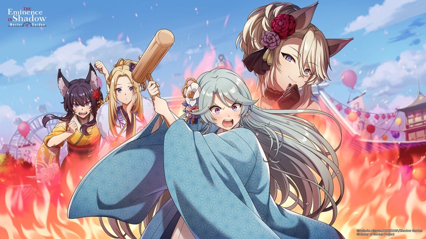 alpha, delta, zeta, and epsilon (kage no jitsuryokusha ni naritakute! and 2 more)