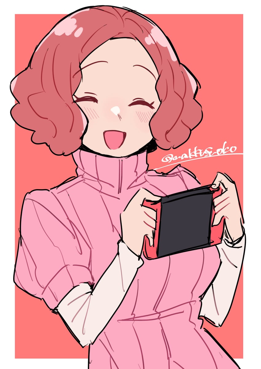 okumura haru (persona and 1 more) drawn by do_m_kaeru