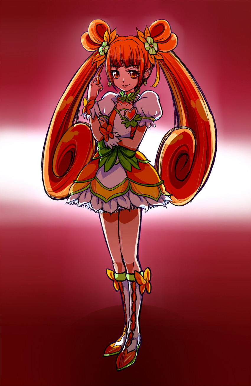 yotsuba alice and cure rosetta (precure and 1 more) drawn by onakkey