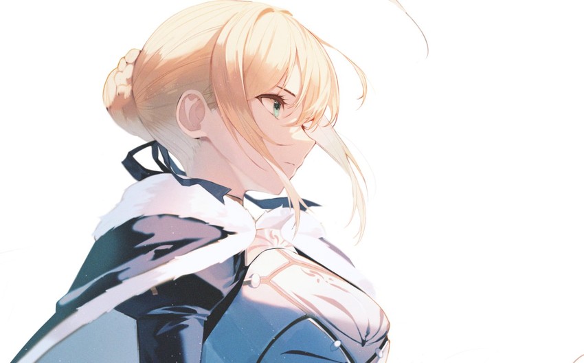 artoria pendragon and saber (fate and 2 more) drawn by pro-p