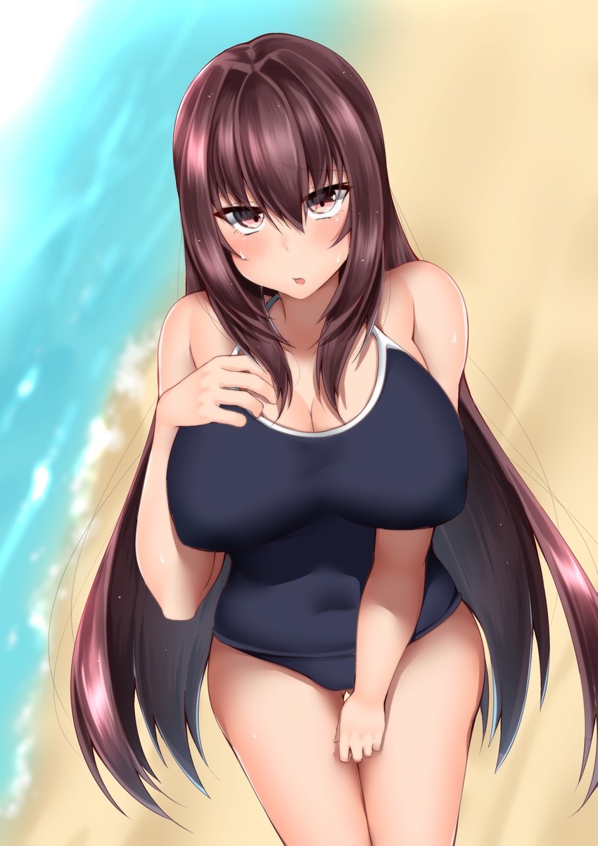 scathach (fate and 1 more) drawn by kitajima_yuuki