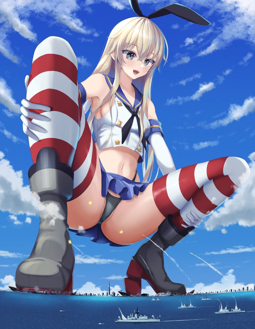 shimakaze (kantai collection) drawn by kashiwa710710