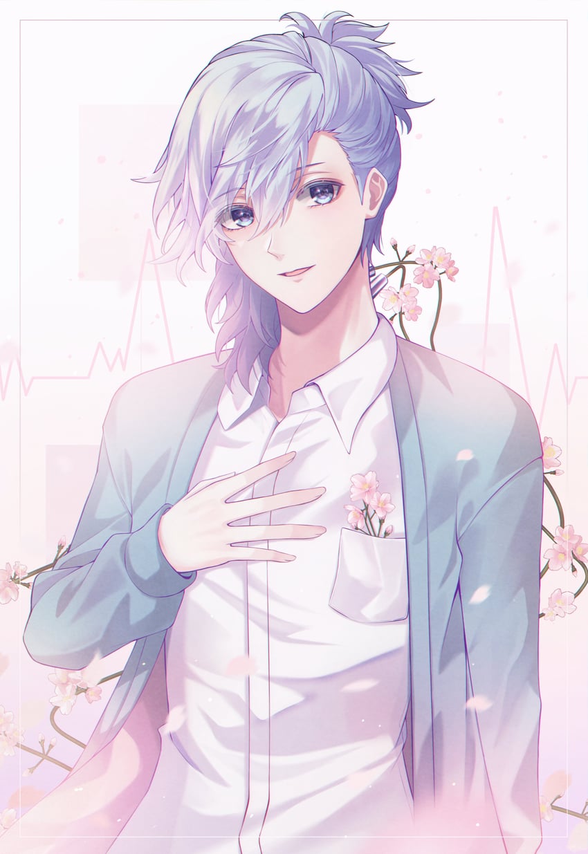 mikaze ai (uta no prince-sama) drawn by hasu_(selisa)