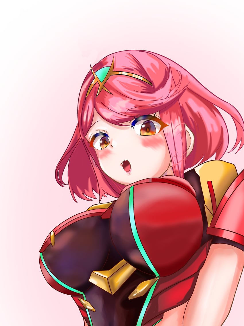 pyra (xenoblade chronicles and 1 more) drawn by kometsubu_xyz_(mangoro)