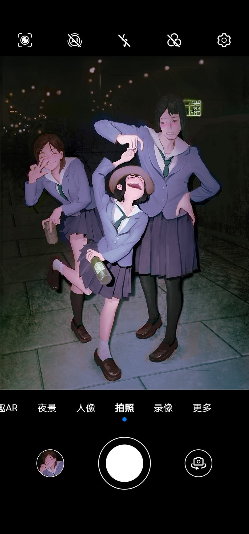 kanamori sayaka, asakusa midori, and mizusaki tsubame (eizouken ni wa te wo dasu na!) drawn by lajurcookie