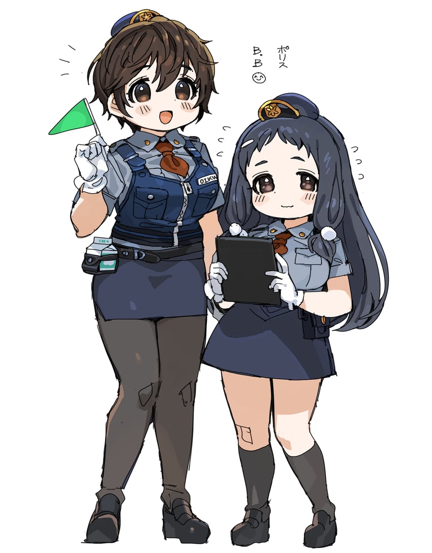 oikawa shizuku and ohnuma kurumi (idolmaster and 1 more) drawn by spawnfoxy