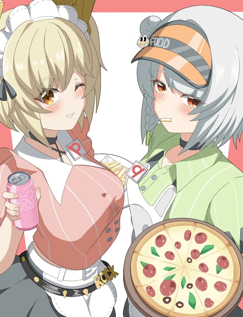 burnice white and anby demara (zenless zone zero and 1 more) drawn by hr-p