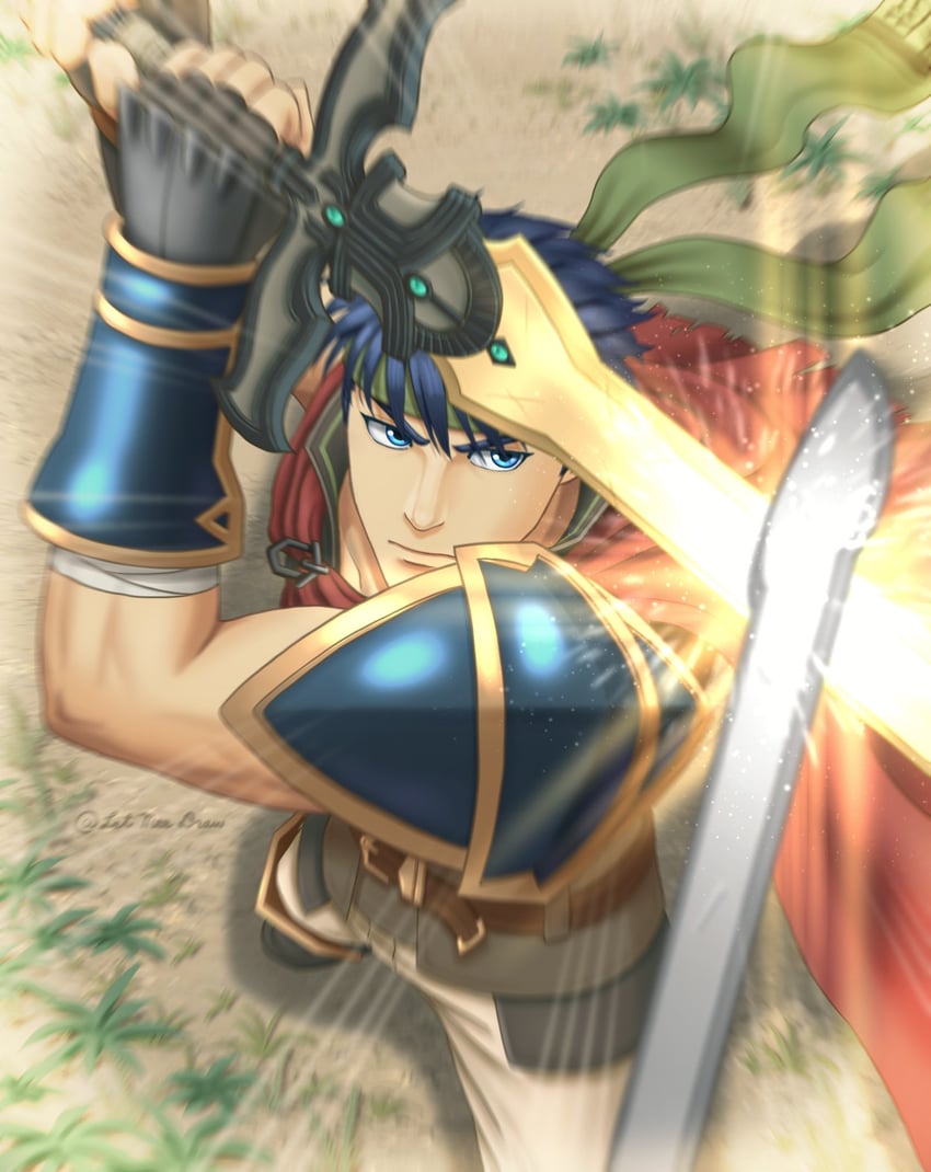 ike (fire emblem and 1 more) drawn by let_mee_draw