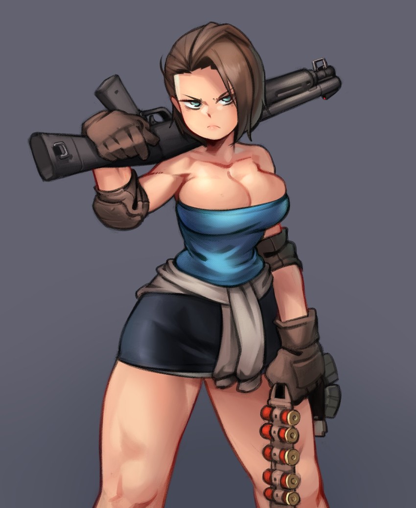 jill valentine (resident evil and 1 more) drawn by kelvin_hiu