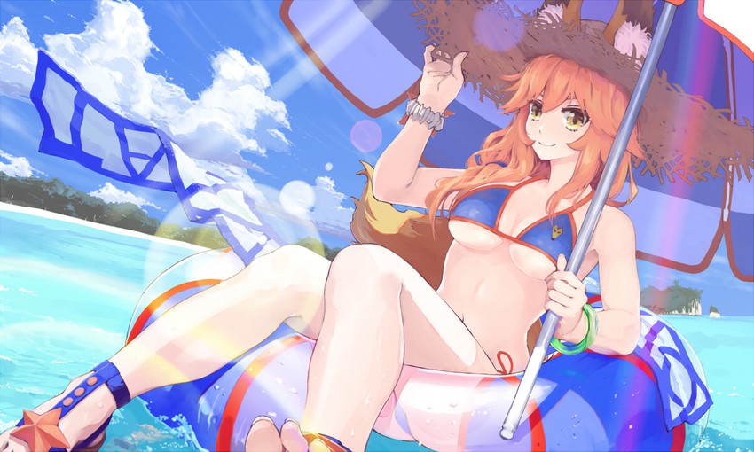 tamamo and tamamo no mae (fate and 1 more) drawn by satsuki_(satsuki1987)