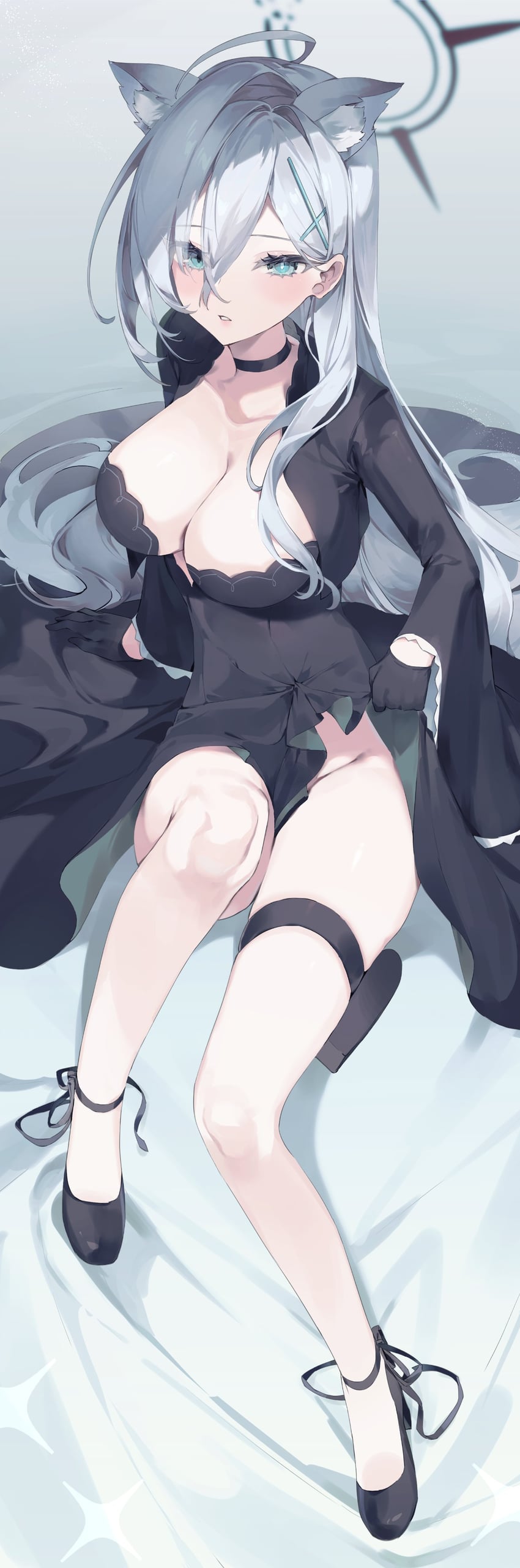 shiroko and shiroko terror (blue archive) drawn by meunhongcha