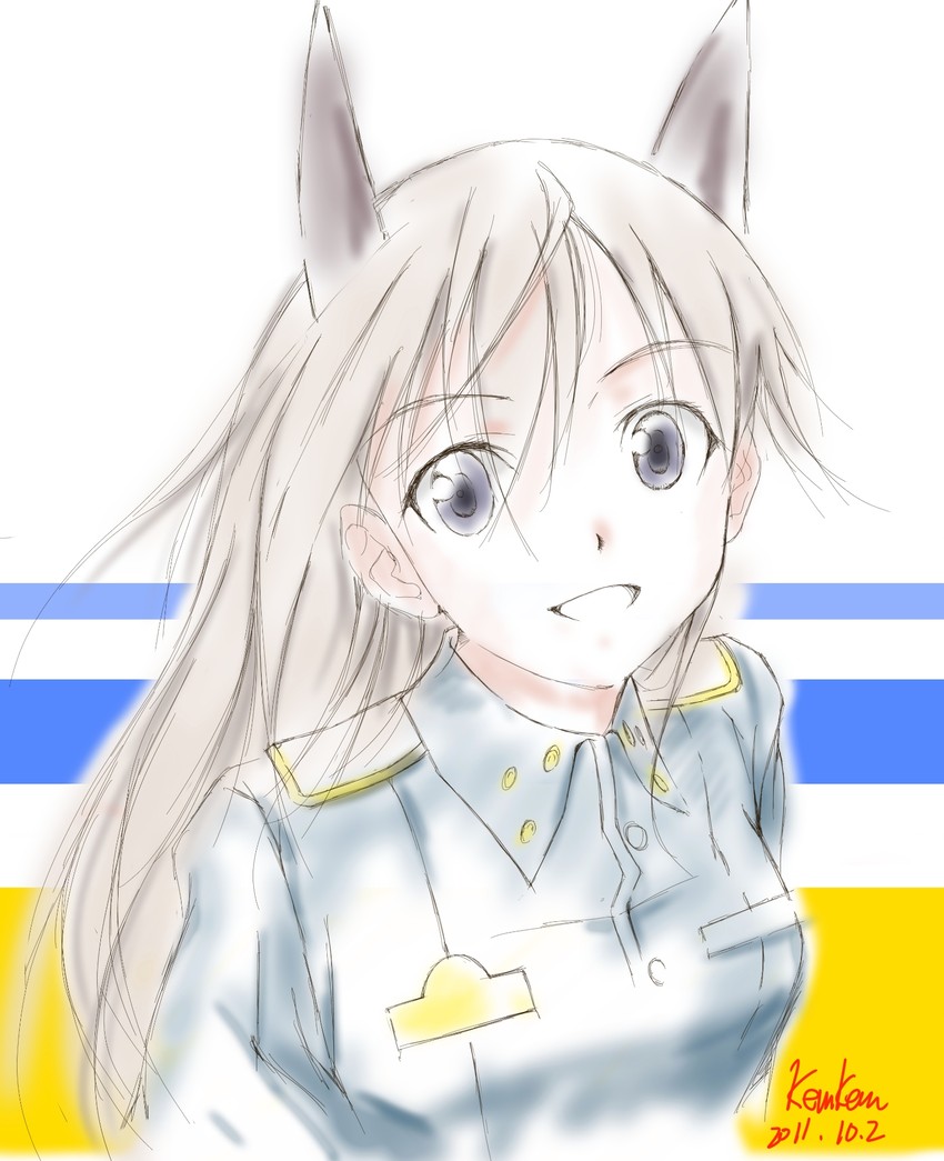 eila ilmatar juutilainen (world witches series and 1 more) drawn by kem_kem