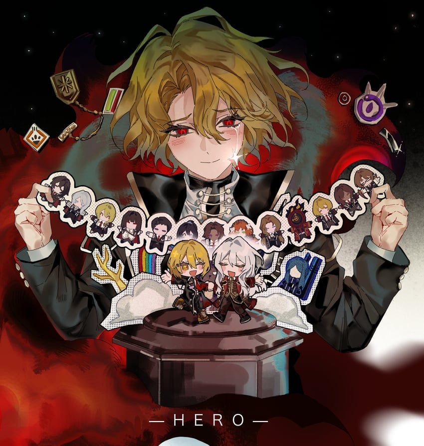 ishmael, don quixote, faust, sinclair, yi sang, and 11 more (project moon and 1 more) drawn by uli97007255
