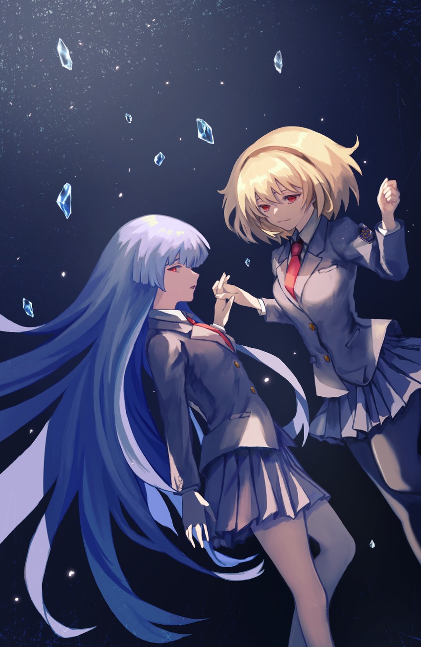 furude rika and houjou satoko (higurashi no naku koro ni and 1 more) drawn by yuya_(yuya0711y)