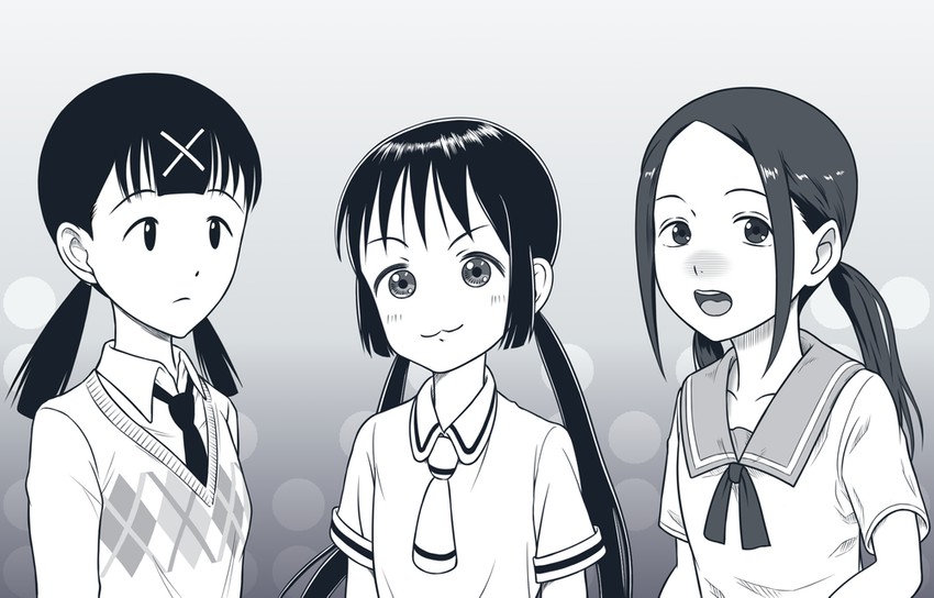 itou hikari, honda hanako, and nonomura manana (watashi ga motenai no wa dou kangaetemo omaera ga warui! and 2 more) drawn by akimotsu_(akim_x)