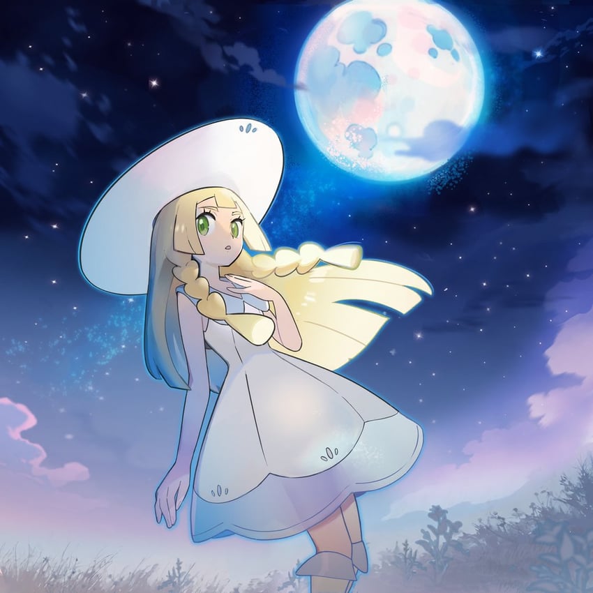 lillie (pokemon and 3 more) drawn by mizutani_megumi
