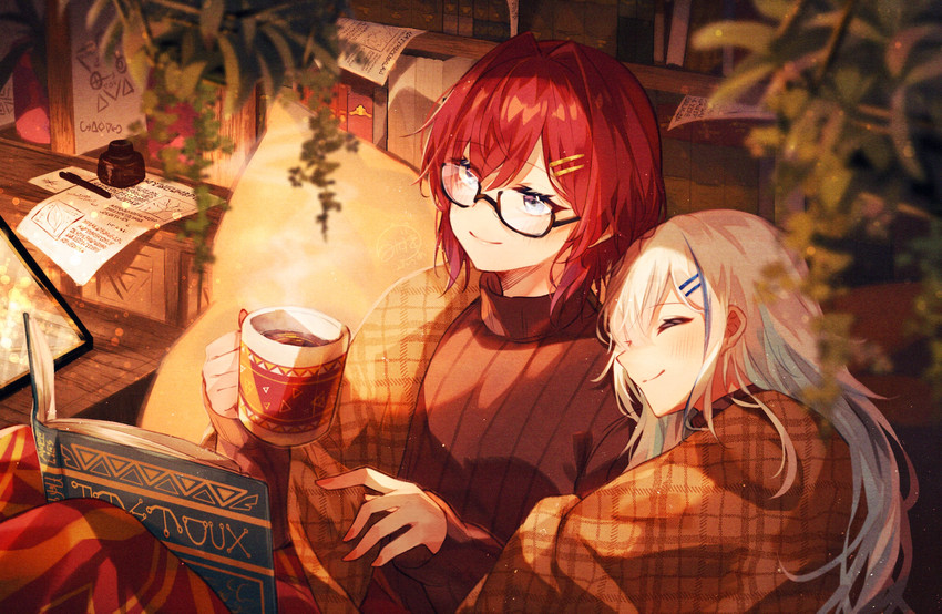 lize helesta and ange katrina (nijisanji) drawn by mizuki_fua