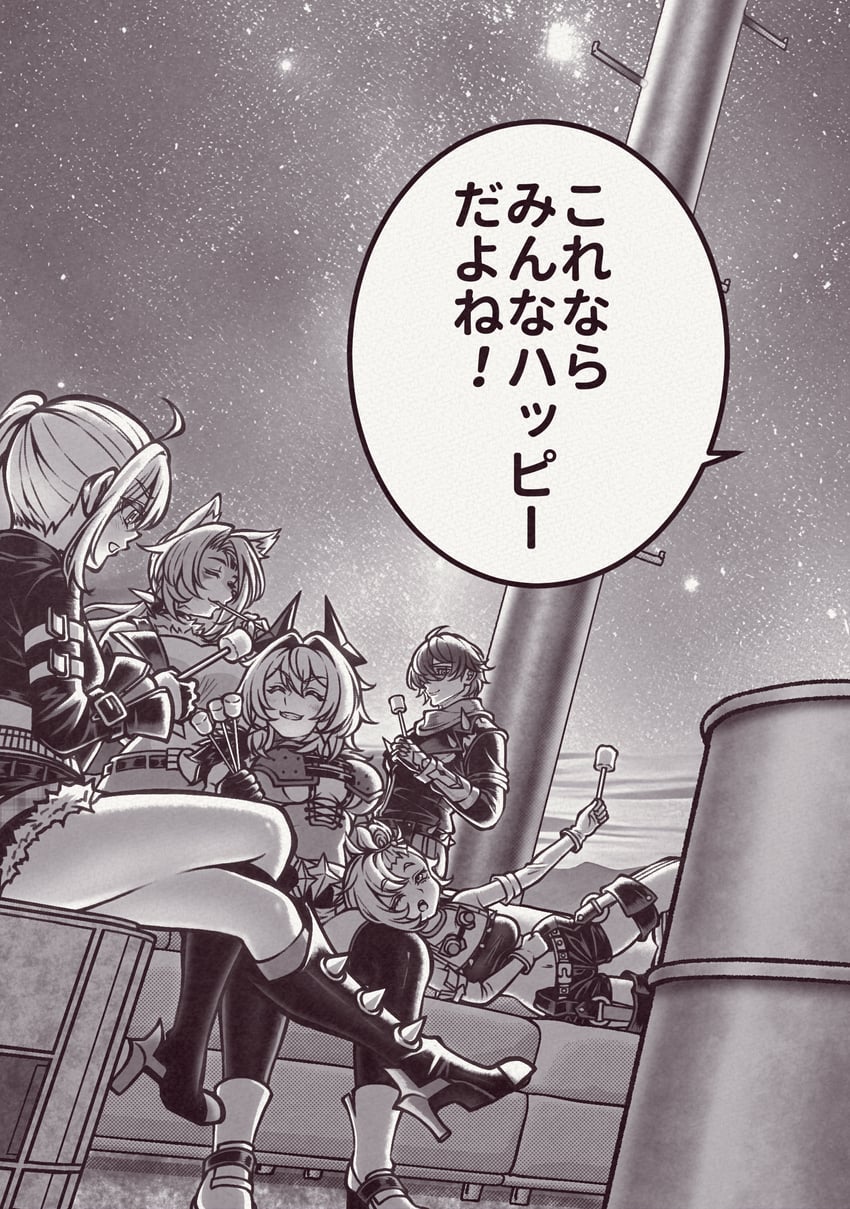luciana de montefio, caesar king, lighter, piper wheel, and pulchra fellini (zenless zone zero) drawn by donkikong_(pixiv17278003)