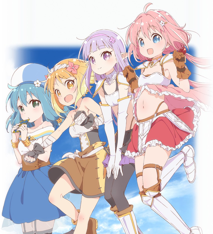 yuria shardet, meiza endust, fai fai, and elnowar seylan (endro!) drawn by iizuka_haruko