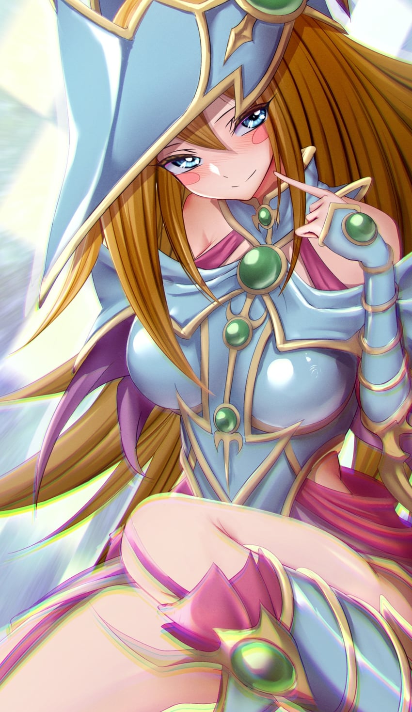 magician's valkyria (yu-gi-oh! and 1 more) drawn by teru_cats