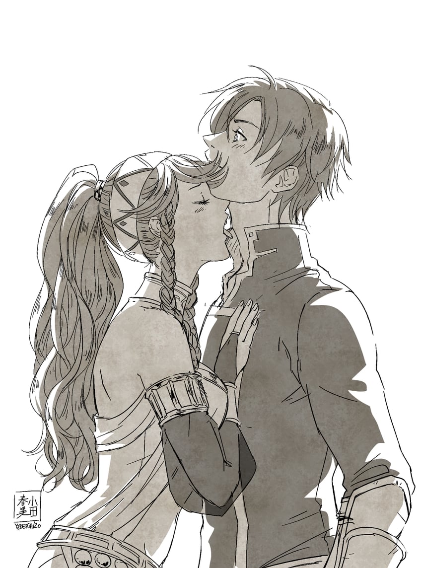 olivia and ephraim (fire emblem and 2 more) drawn by sanxian_(yzderia)