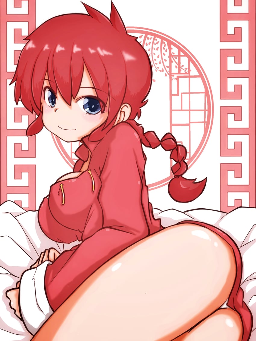 ranma-chan and saotome ranma (ranma 1/2) drawn by nemuri_nezumi