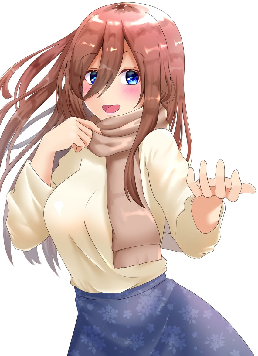 nakano miku (go-toubun no hanayome) drawn by nishiwaki_rui_(gfew5483)