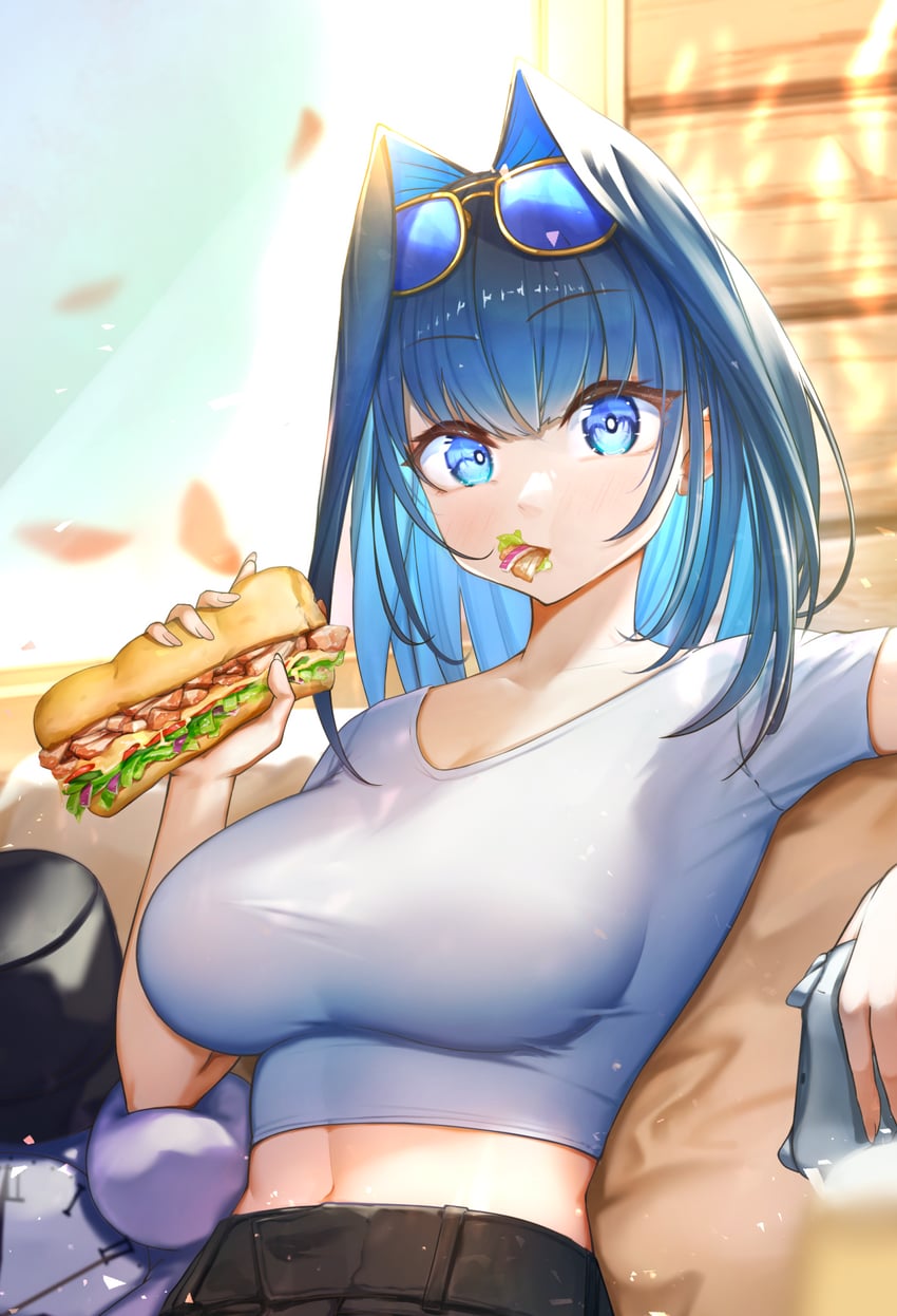 ouro kronii (hololive and 1 more) drawn by monkey1468