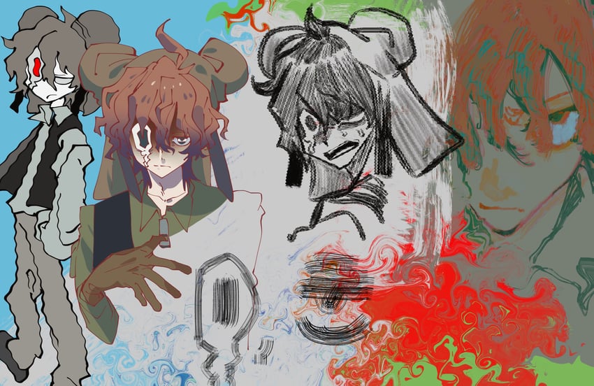 present day problem takeuchi robert (randal's friends) drawn by 0000k_lll