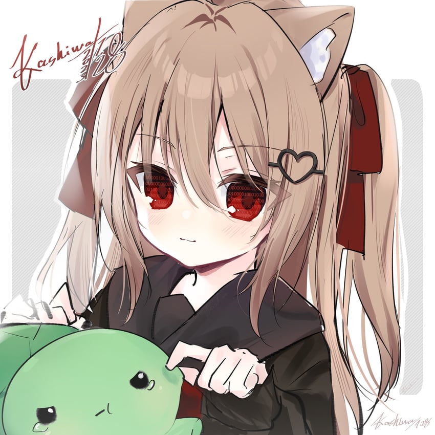 evil neuro-sama and vedal987 (vedal ai) drawn by ouohanakii