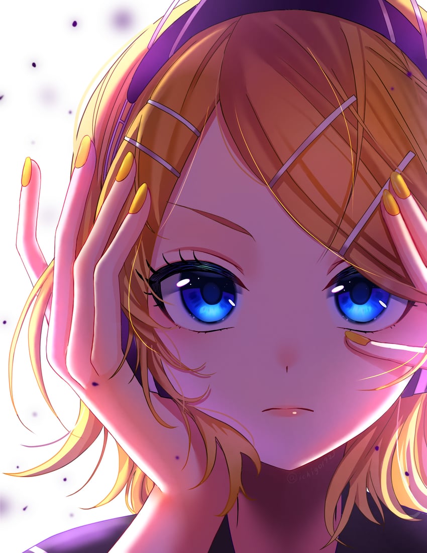 kagamine rin (vocaloid and 1 more) drawn by ichigo_daifuku_(ichigo1923)