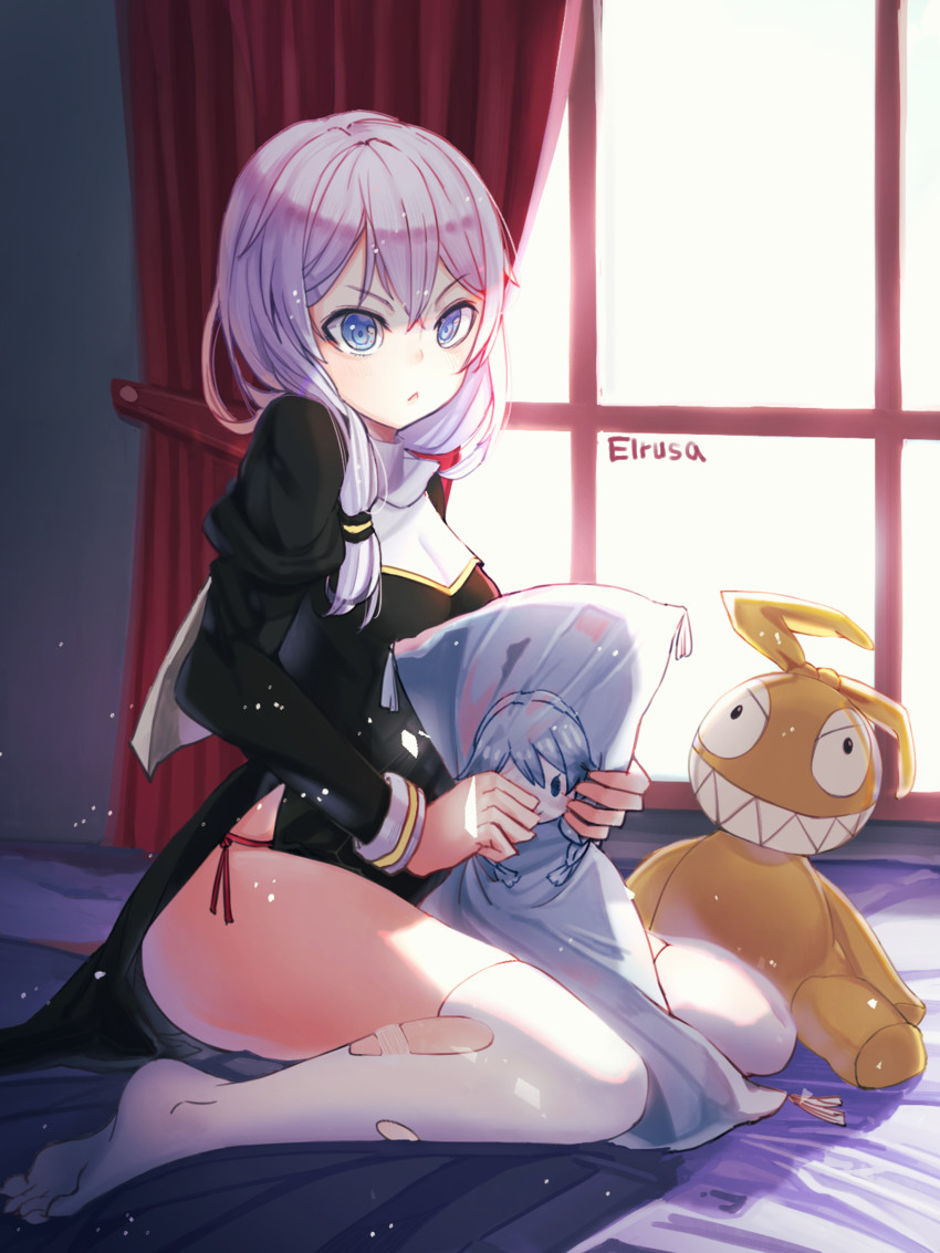 kiana kaslana, theresa apocalypse, and homu (honkai and 1 more) drawn by elrusa
