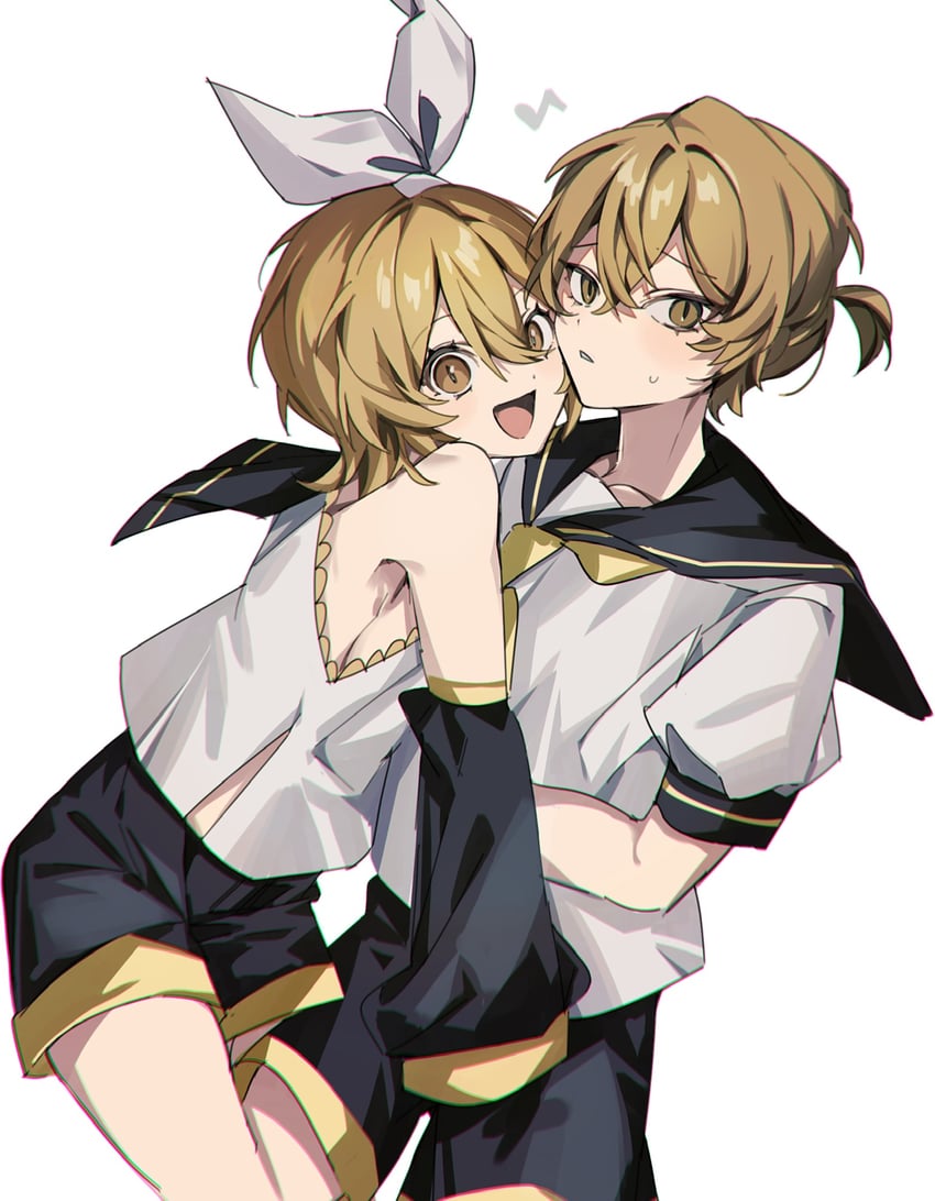 kagamine rin, kagamine len, don quixote, and sinclair (vocaloid and 2 more) drawn by mu46016419