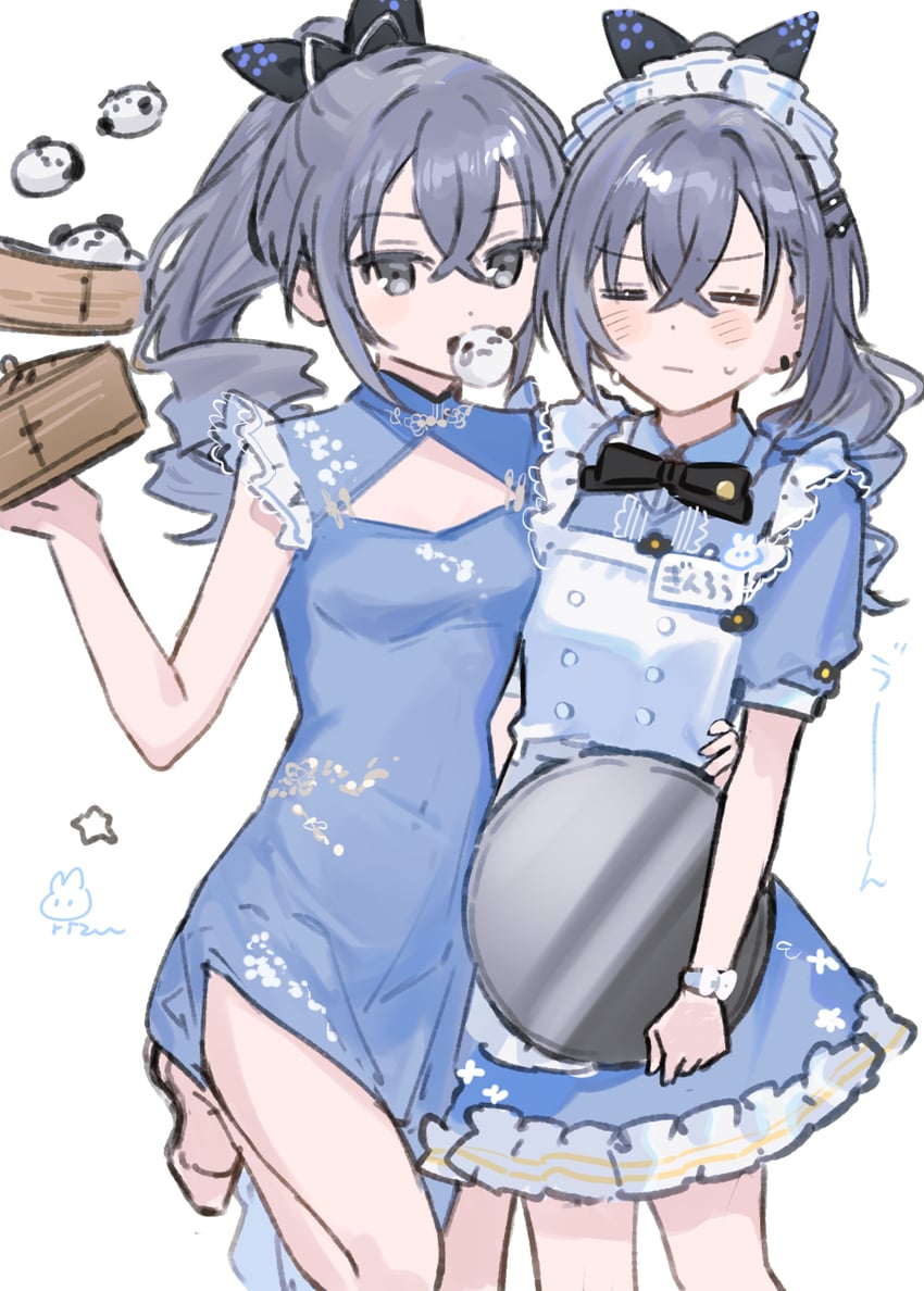 silver wolf (honkai and 1 more) drawn by rizu033