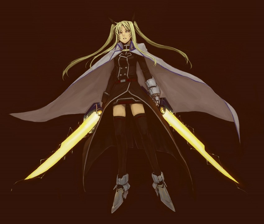 fate testarossa and bardiche (lyrical nanoha and 2 more) drawn by inu_(wankosan)