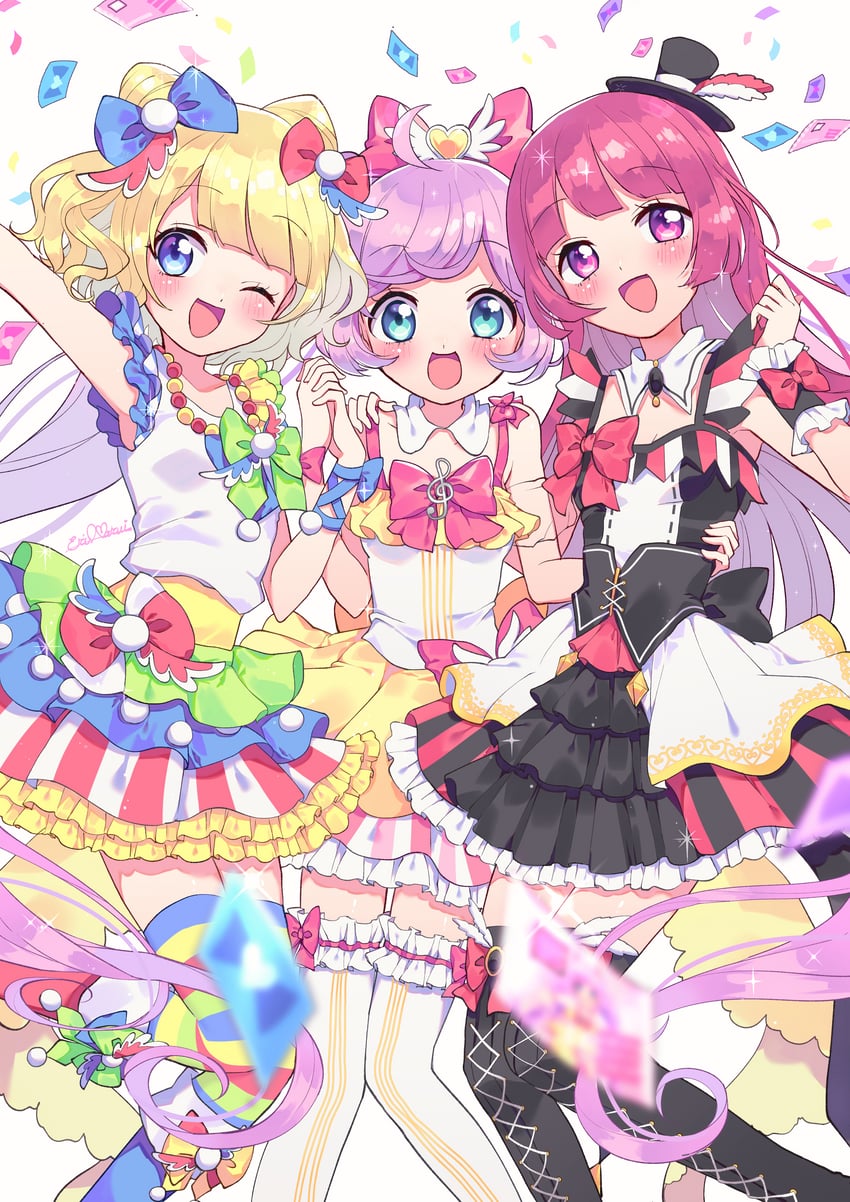 manaka laala, minami mirei, and hojo sophy (pretty series and 1 more) drawn by marueri