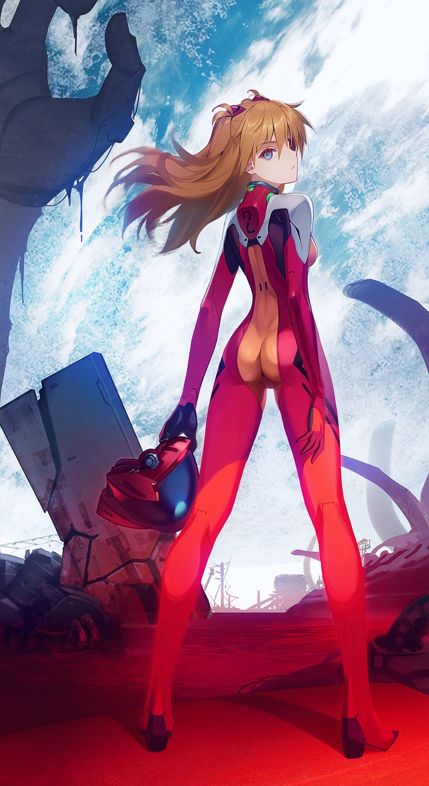 souryuu asuka langley (neon genesis evangelion and 1 more) drawn by siino