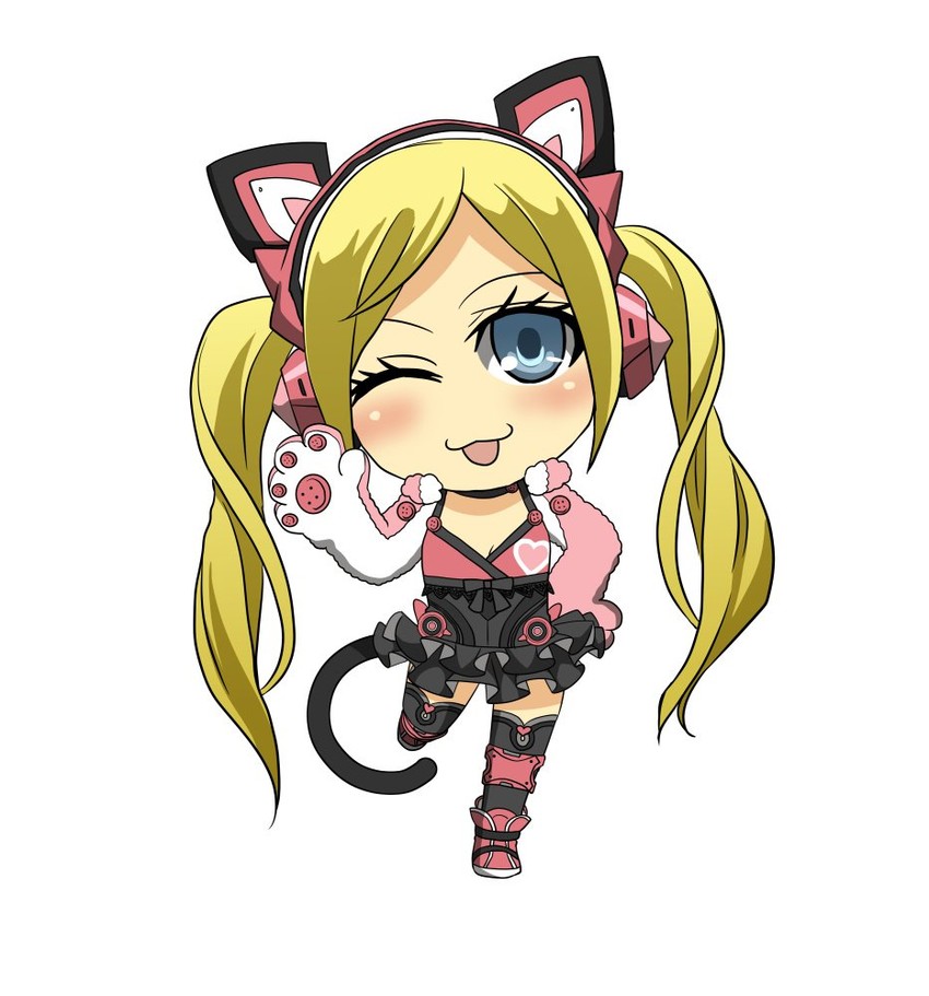 lucky chloe (tekken and 1 more) drawn by housen_natsuki