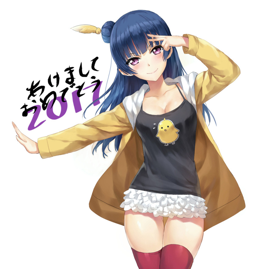 tsushima yoshiko (love live! and 1 more) drawn by tonee